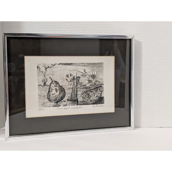 Leo Russell “Dream Flight – Unfulfilled” Surreal Limited Edition Print 97/100 - Picture 1 of 8